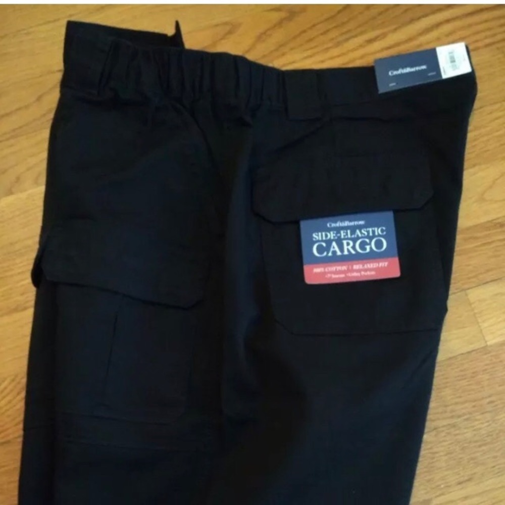 Croft &barrow cargo shorts ( kohl) (001 BLACK TIE)